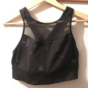 FITNESS 🏆 High neck crop top sports bra